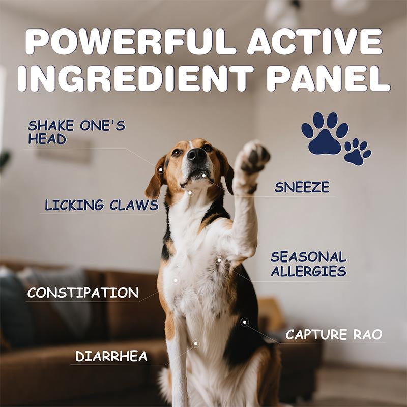 Dog&Cat Probiotic Bites, 50 Billion Probiotics,Maintain Intestinal Health,Improve Immune System Function,Nutritional Supplement Animal