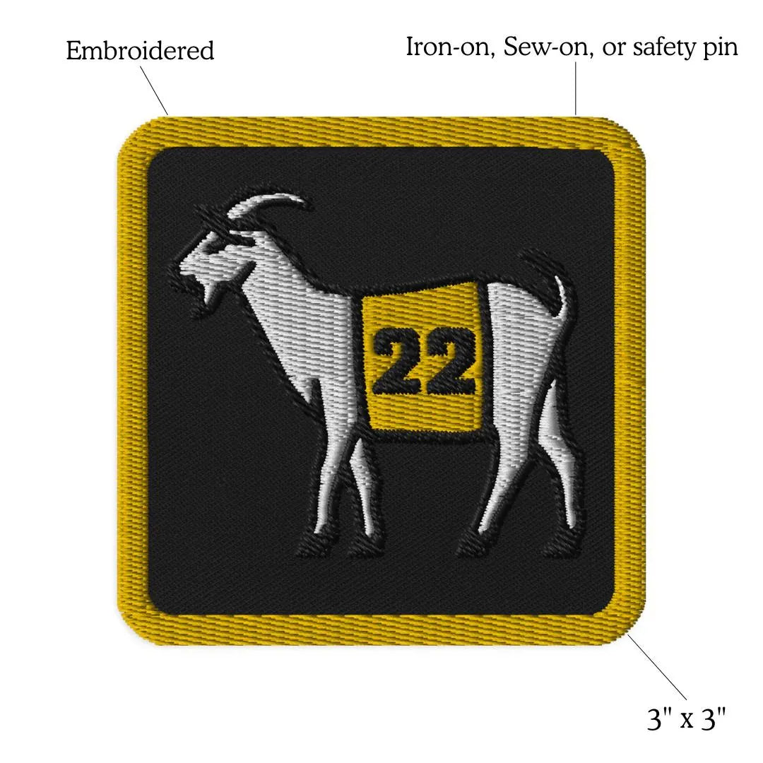 Caitlin Clark GOAT Patch - Embroidered