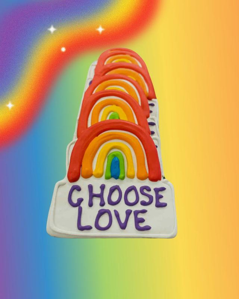 Rainbow Slow Feeder & FREE COOKIE
