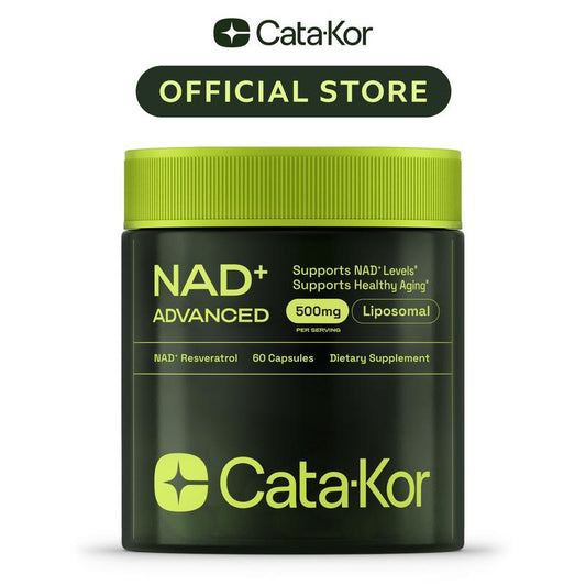 Cata-Kor NAD+ Advanced - NAD+ Supplement for Skin Aging Support, Energy, and Focus - 500Mg per Serving - 60 Count (30 Day Supply) - Previously Known as Reus Research NR 900